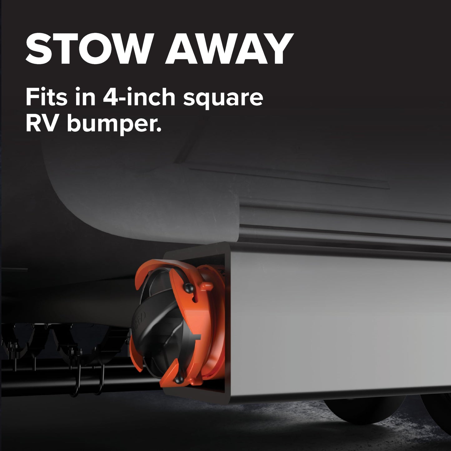 Camco RhinoFLEX 20-Ft Camper/RV Sewer Hose Kit - Features Clear Elbow Fitting w/Removable 4-in-1 Adapter - Connects to 3” Slip or 3”/3.5”/4” NPT Threaded Sewer Connection (39742)