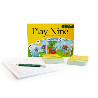 Play Nine - The Card Game of Golf, Best Card Games for Families, Strategy Game for Couples, Fun Game Night Kids, Teens and Adults, The Perfect Golf Gift