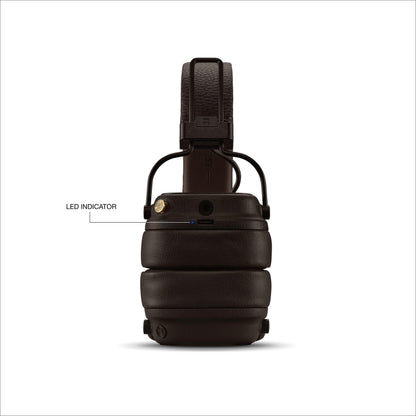 Marshall Major V Wireless On-Ear Headphones with 100+ Hours of Playtime - Brown Marshall