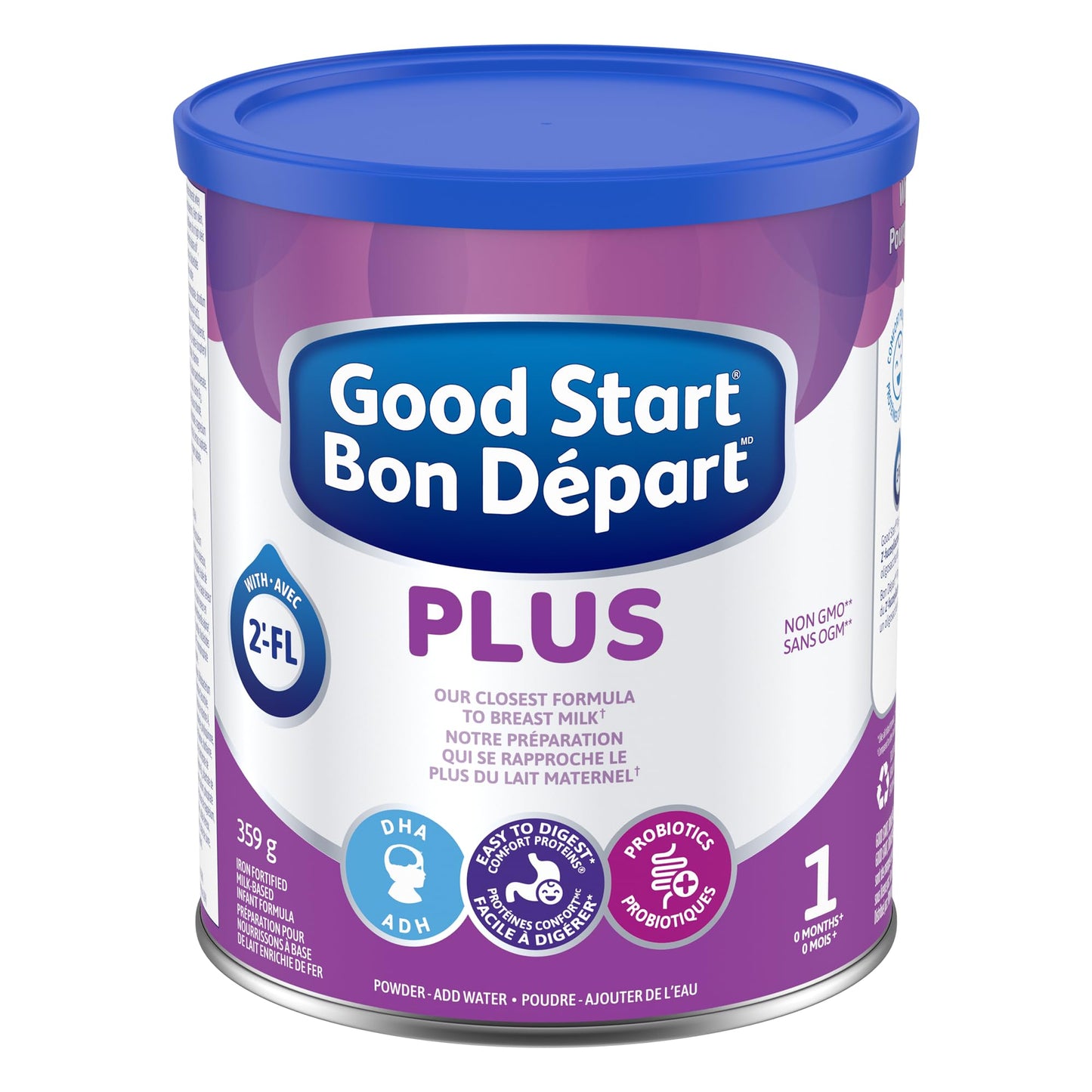 Good Start Plus 1 Baby Formula, Powder, 0+ Months, Easy To Digest, 359 g Good Start