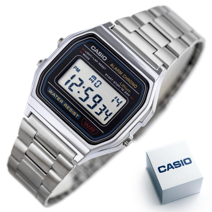 Casio Men's A158W-1 Classic Watch Black - Available at All In One Marketplace Canada