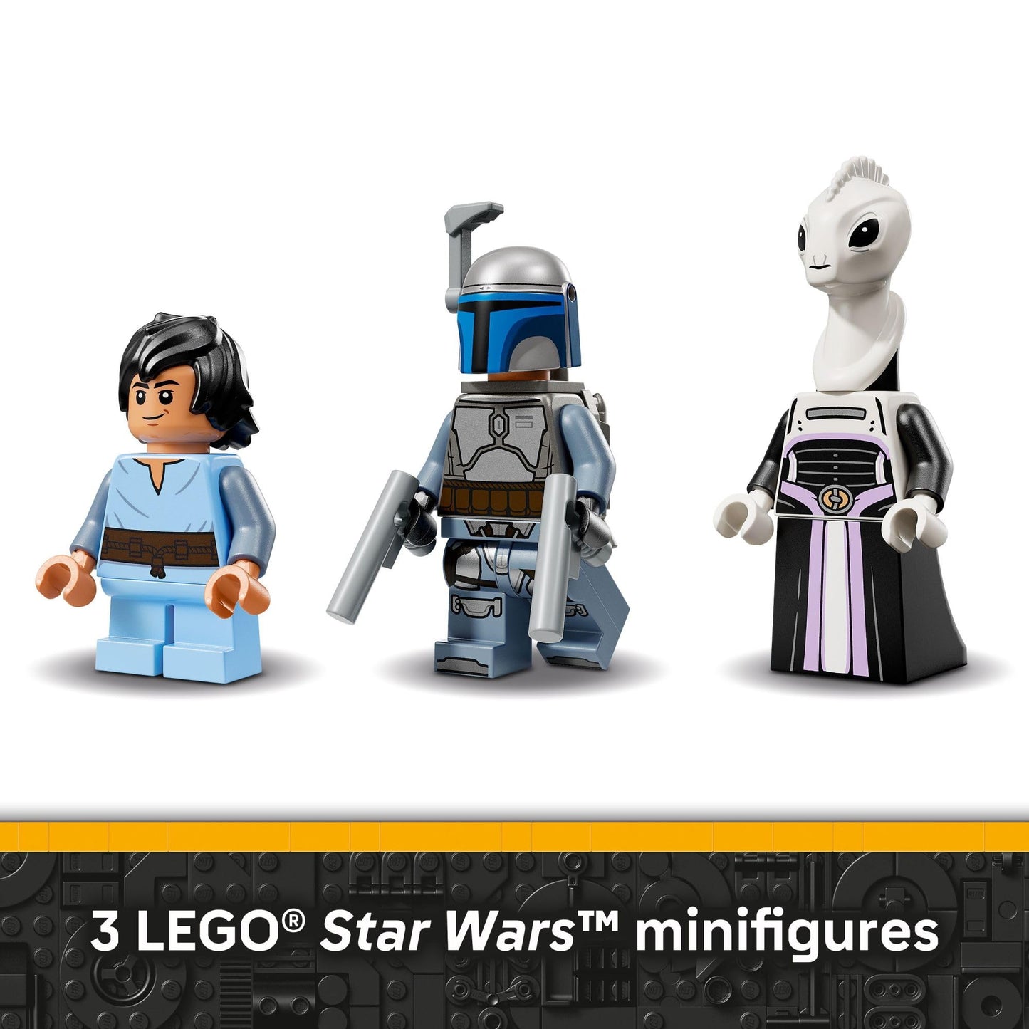 LEGO Star Wars: Attack of The Clones Jango Fett's Starship Building Toy - Pretend Play Set for Boys & Girls, Ages 9+ - Collectible Model Kit & Kids Room Decor - Gift for Birthdays - 75433 LEGO