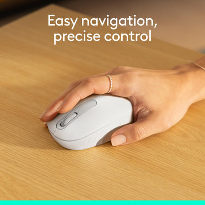 Logitech M196 Compact Ambidextrous Bluetooth Wireless Mouse - Off White