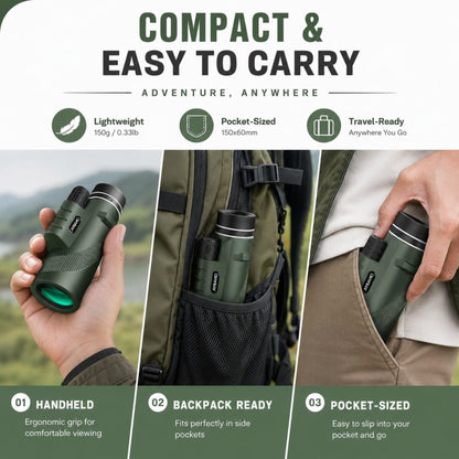 Birthday Gifts for Men Dad Husband Teen, 10x42 Monocular for Outdoor/Hiking 🍁 All In One Marketplace Canada