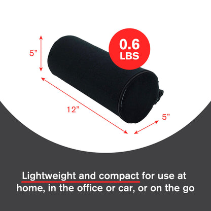 ObusForme Supporting Roll - Lumbar Support Pillow for Lower Back and Neck, Portable Posture Support with Firm and Durable Foam