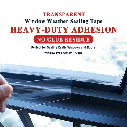 Dstorelhp Transparent Weather Stripping Tape, Window Insulation Kit 🍁 All In One Marketplace Canada