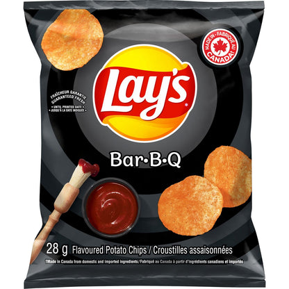 Frito-Lay Variety Pack (Lay's Classic, Ketchup, Bar-B-Q, Salt & Vinegar), Pack of 2, (32 bags x 28g), Chips Snack Box