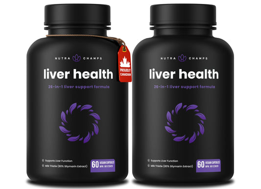 Liver Cleanse Detox & Repair Formula – 25+ Herbal Ingredients for Liver Health – Milk Thistle (80% Silymarin), Artichoke, Dandelion Root & More – Liver Support Supplement – 120 Capsules - Available at All In One Marketplace Canada