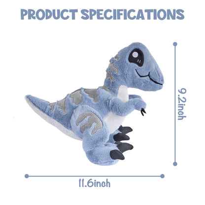TCBunny Baby Dinosaur 12" Bedtime Stuffed Animal Plush Toy, Kid's Gifts for Boys, Girls, Birthday, Valentine, Christmas (Veliciraptor) 🍁 All In One Marketplace Canada