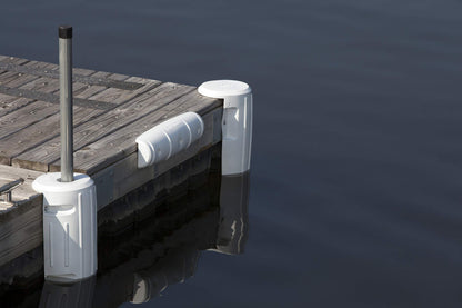 attwood 93532-1 Softside UV-Resistant Marine 18-Inch Straight-Edge Dock Fender, White attwood
