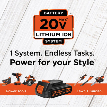 BLACK+DECKER 20V Max Drill & Home Tool Kit, 68 Piece (LDX120PK) BLACK+DECKER