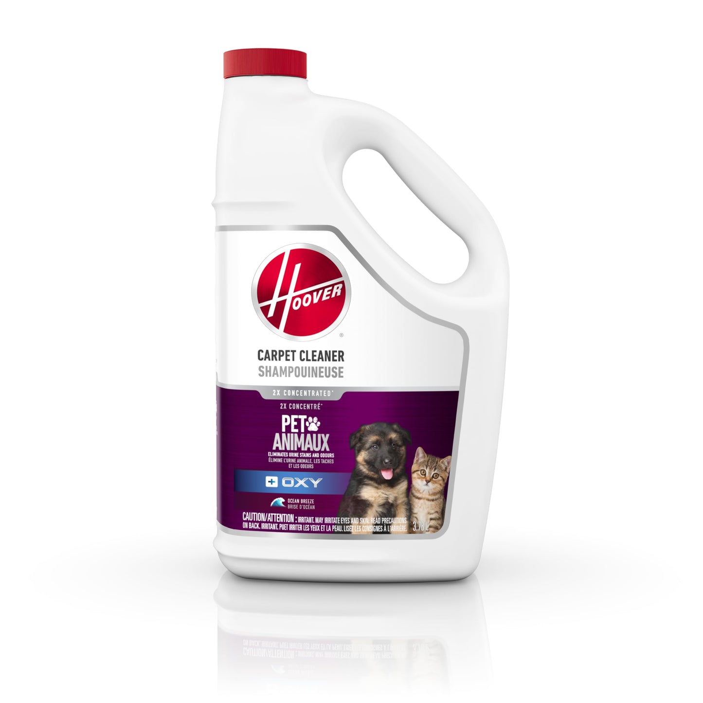 Hoover Oxy Pet Urine Destroyer and Carpet Cleaner Solution 3.4 L Ocean Breeze Scent Pet Stain and Odor Remover for Deep Cleaning Carpets Rugs Upholstery AH31938CA 🍁 All In One Marketplace Canada