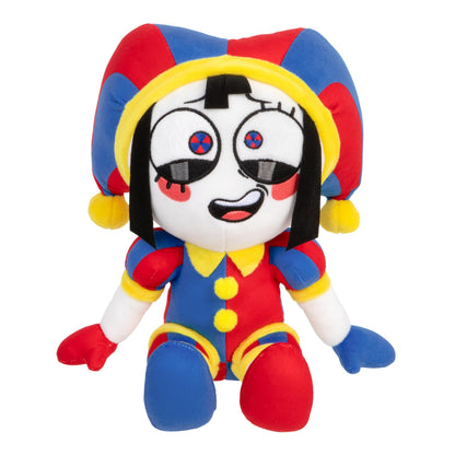 Amazing Digital Circus Large Plush Pomni Figure, 12"/ 30 CM Figure Made with Premium Materials Embroidery, Also Available is The Large Size Plush Caine, Collect Them Both The Amazing Digital Circus
