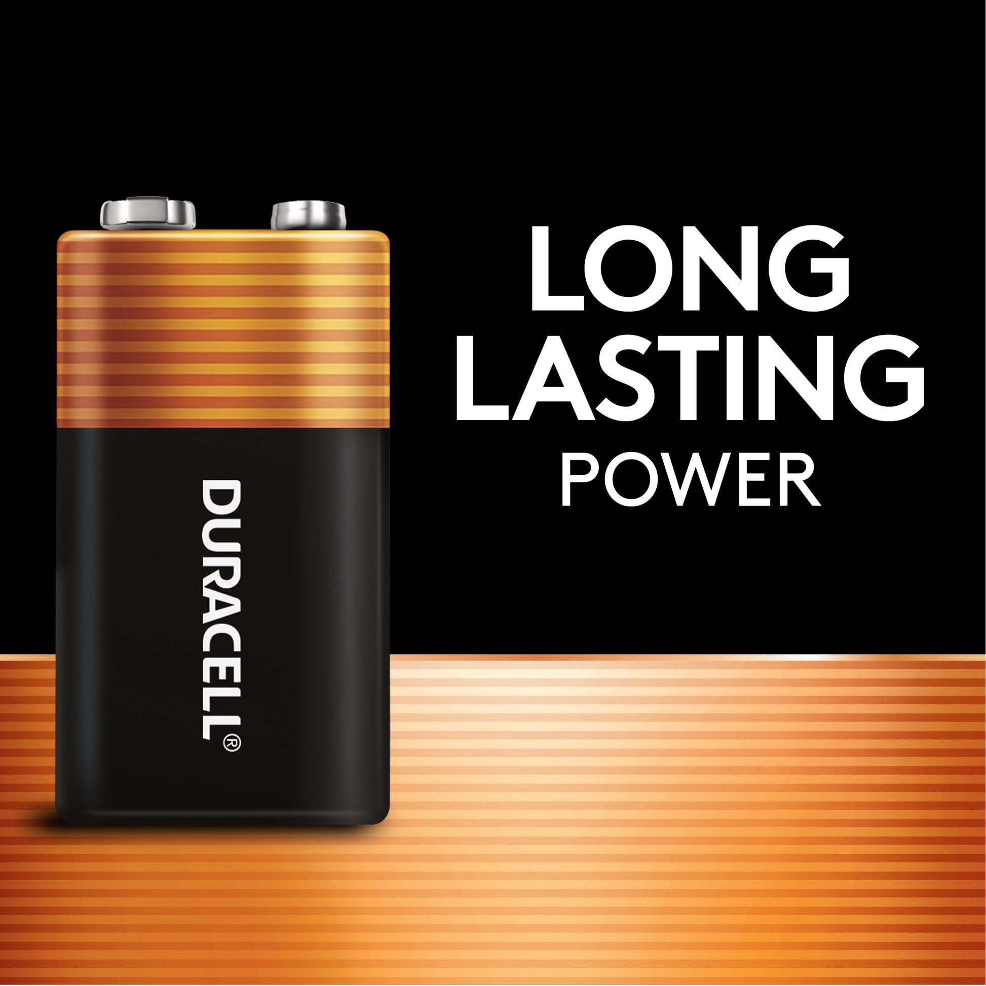 Duracell Coppertop 9V Battery, 6 Count (Pack of 1), 9 Volt with Long-Lasting Power, All-Purpose Alkaline 9V Battery for Household and Office Devices - Available at All In One Marketplace Canada