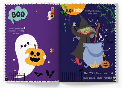 Halloween Activity Book For Kids