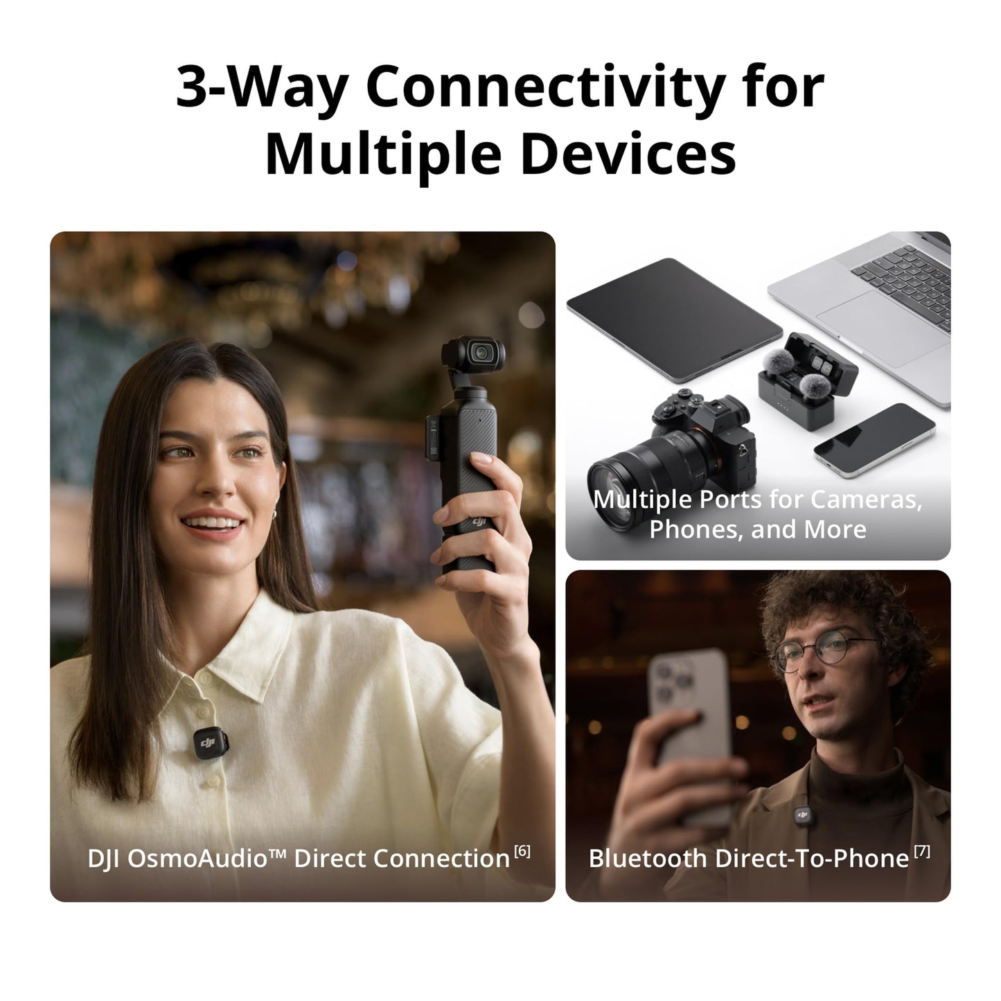 DJI Mic 3 Transmitter, Wireless Mini Microphone for iPhone/Camera/Android, Lightweight & Intuitive, Lavalier Microphone, 32-bit Float, Integrated Timecode, Vlog, Interview, Streaming 🍁 All In One Marketplace Canada