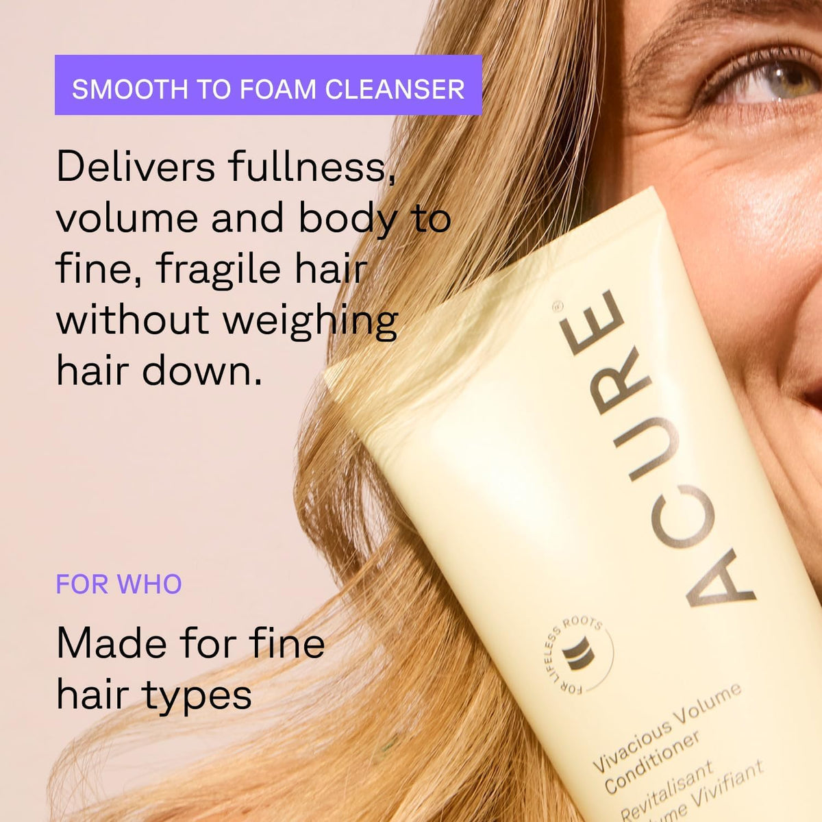 Acure Vivacious Volume Shampoo & Conditioner Set, Vegan, 236ml, 2-Pack 🍁 All In One Marketplace Canada