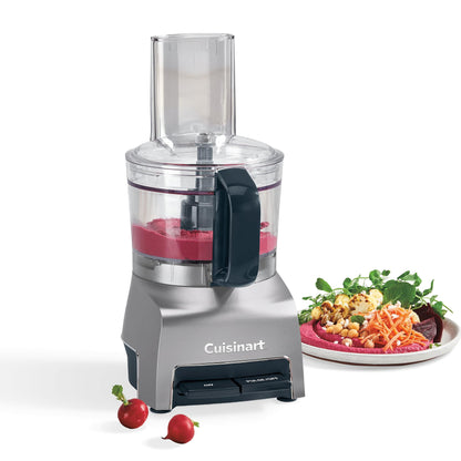 Cuisinart Food Processor, 5-Cup Capacity, Chop and Shred with Reversible Disc, Universal Chopping Blade, Compact Base, High-Performance Motor, Cord Storage, Silver (FP-5C) 🍁 All In One Marketplace Canada Cuisinart