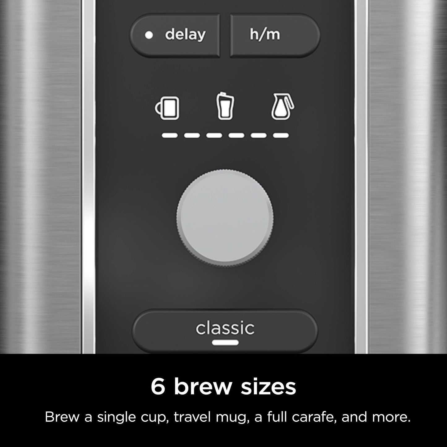 Ninja® Hot & Iced Coffee Maker with Rapid Cold Brew, Single Serve to 10-Cup Drip Brewer, Glass Carafe, No Pods Required, Classic/Rich/Over Ice Brew, Keep Warm & 24-Hour Delay Brew, CM360C Ninja