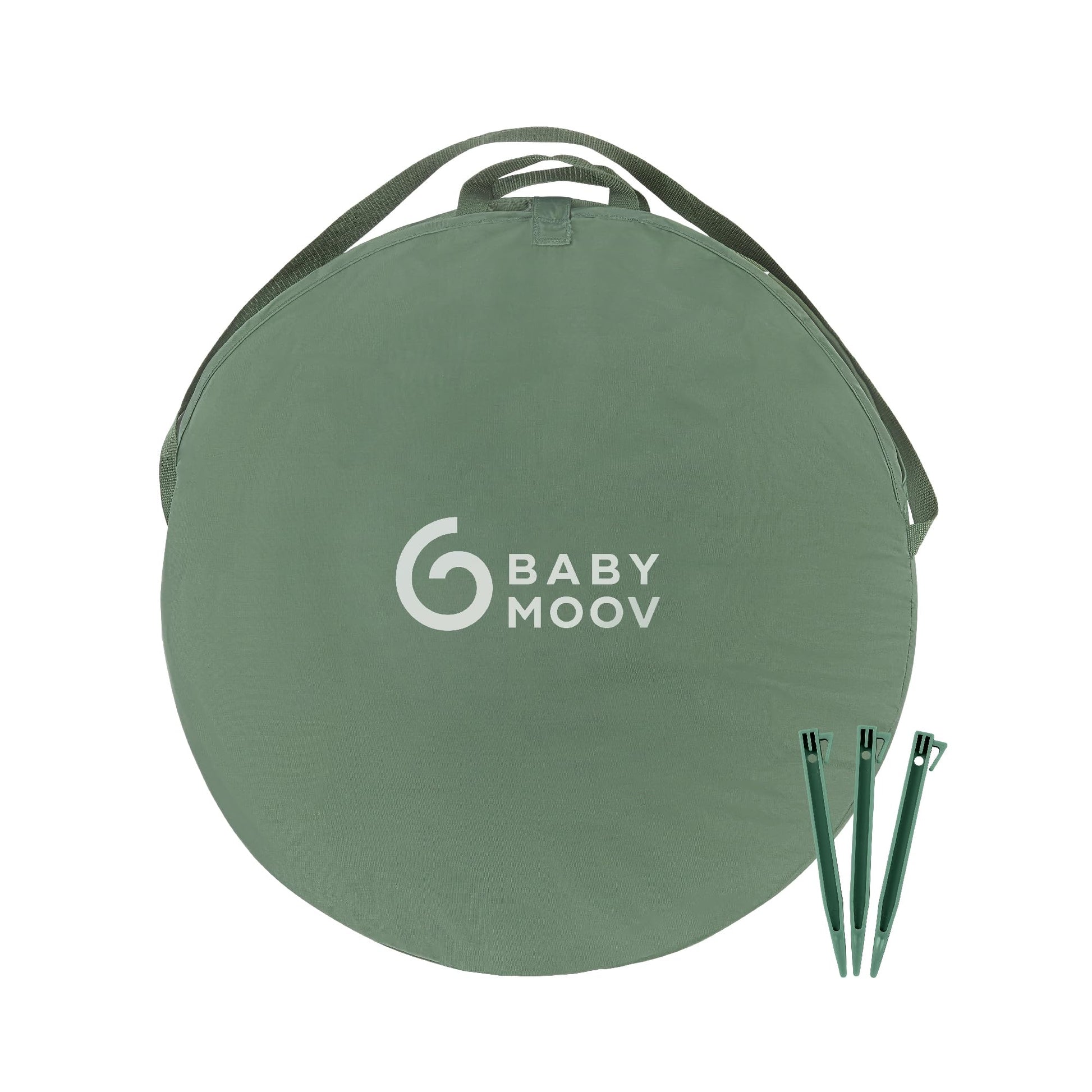 Babymoov Anti-UV Baby & Toddler Beach Tent, Pop-Up Sun Shade Shelter with UPF 50+ Protection, Portable Outdoor Canopy, Ventilated Shade, Floor Mat & Carry Bag, Provence Babymoov