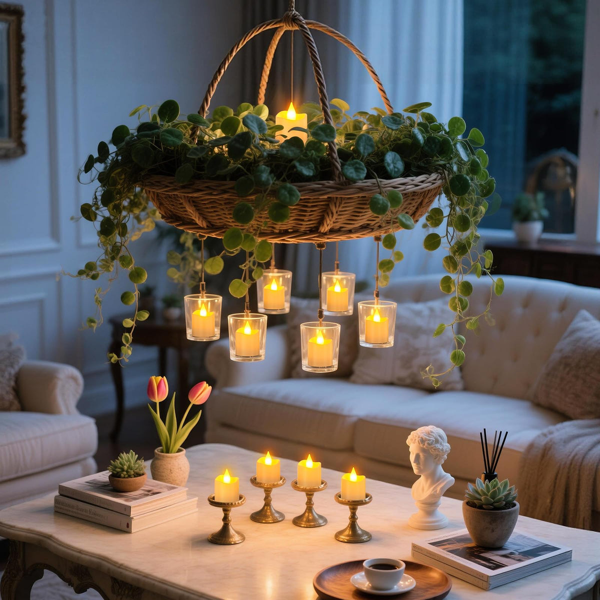 Yme Rechargeable Candles with Remote, 12PCS LED Tea Lights with Timer 🍁 All In One Marketplace Canada