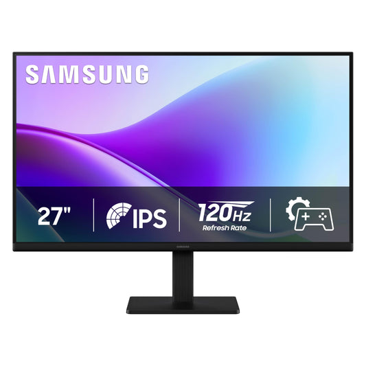 Samsung 27-inch FHD Flat Screen IPS Panel 5ms Monitor with 120 Hz Refresh Rate, Game Picture Mode & Super Slim Design (LS27F320GANXZA) - [Canada Version]