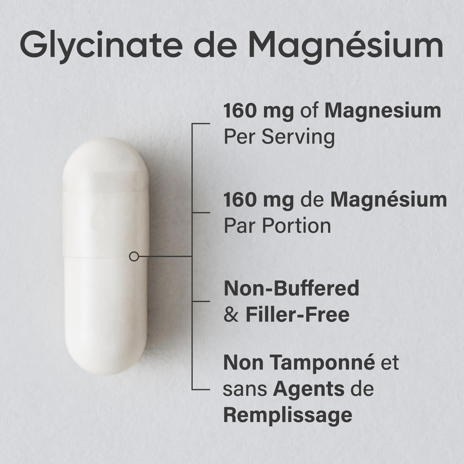 Sports Research® Magnesium Glycinate 160mg - Chelated Magnesium to Support Restful Sleep & Enzymatic Processes - Liquid Softgels - 60 Count - Non-GMO, Gluten-Free Supplement for Daily Use - Available at All In One Marketplace Canada