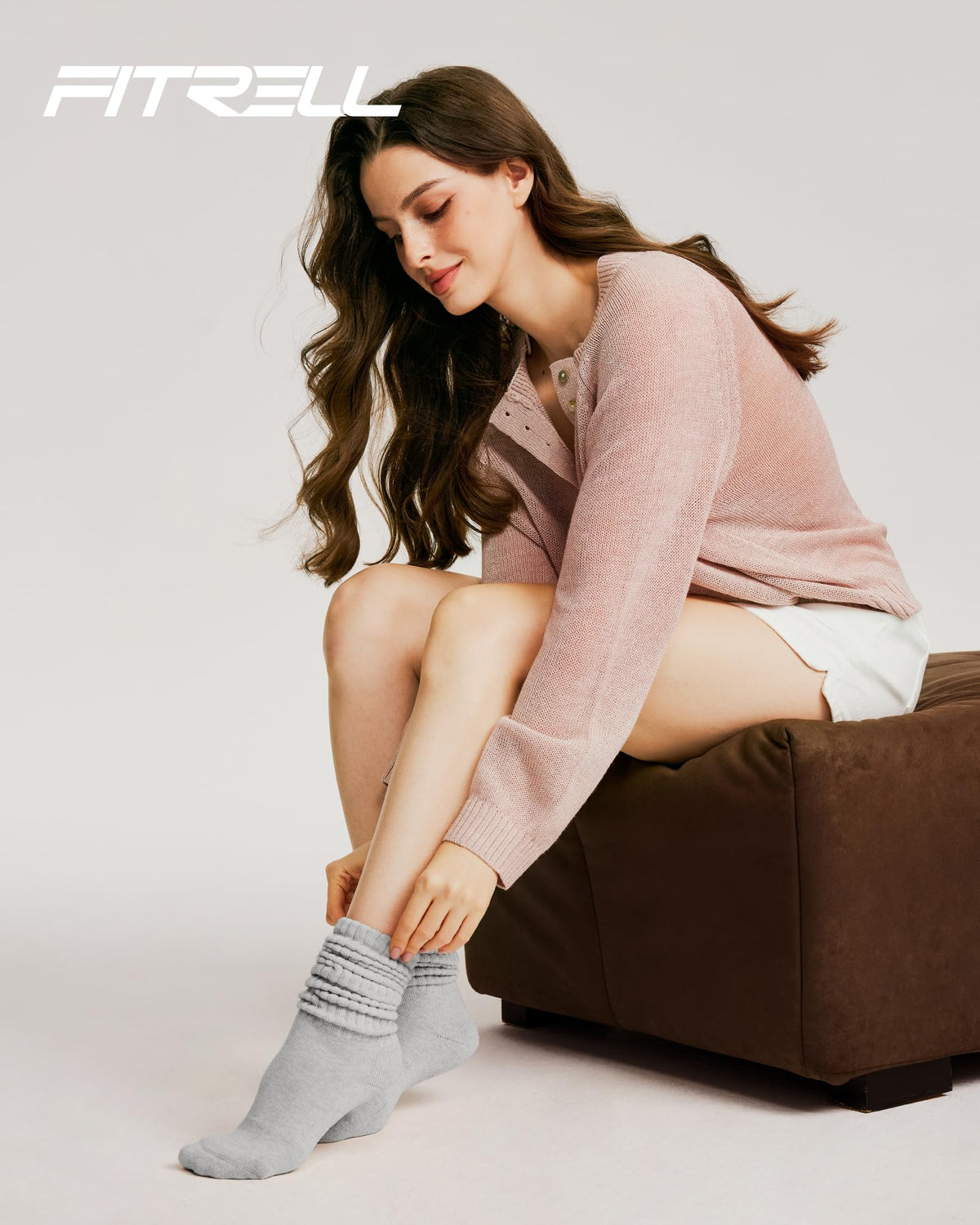 Fitrell Slouch Socks for Women, Knee High Scrunch Tube Boot Socks 3 Pairs 🍁 All In One Marketplace Canada