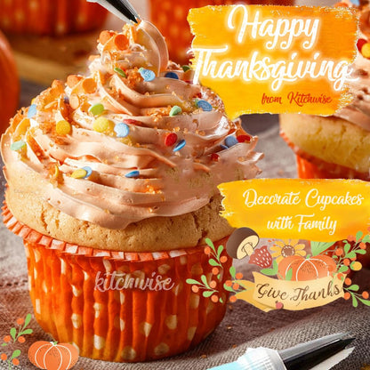 Cake Decorating Supplies Kit Tips 83 Pieces, 48 Stainless Steel Icing Tip Set, 2 Reusable Coupler and 20 Pastry Bags 🍁 All In One Marketplace Canada