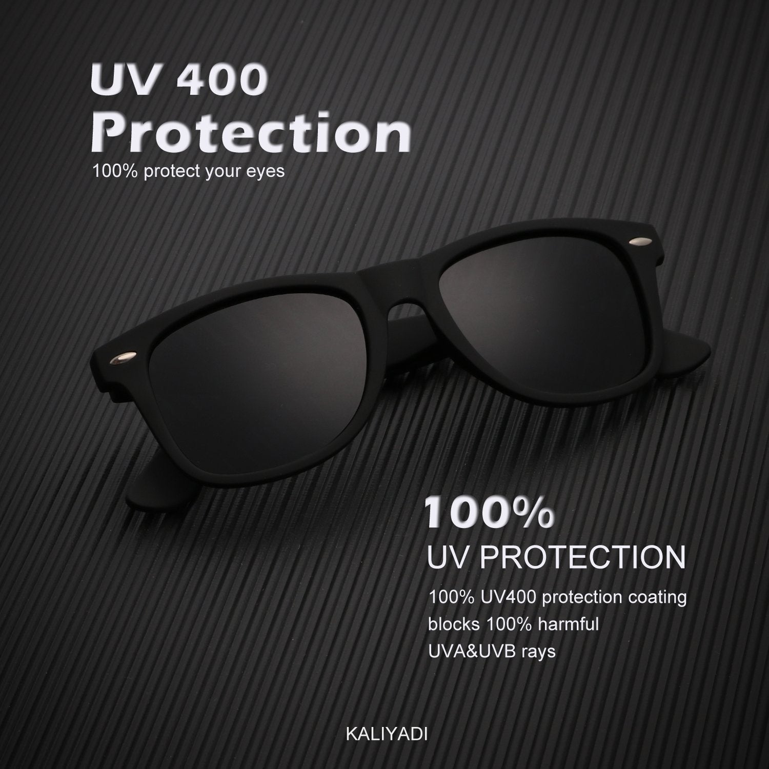 KALIYADI Polarized Sunglasses for Men and Women Unisex Sun glasses UV Blocking Lightweight
