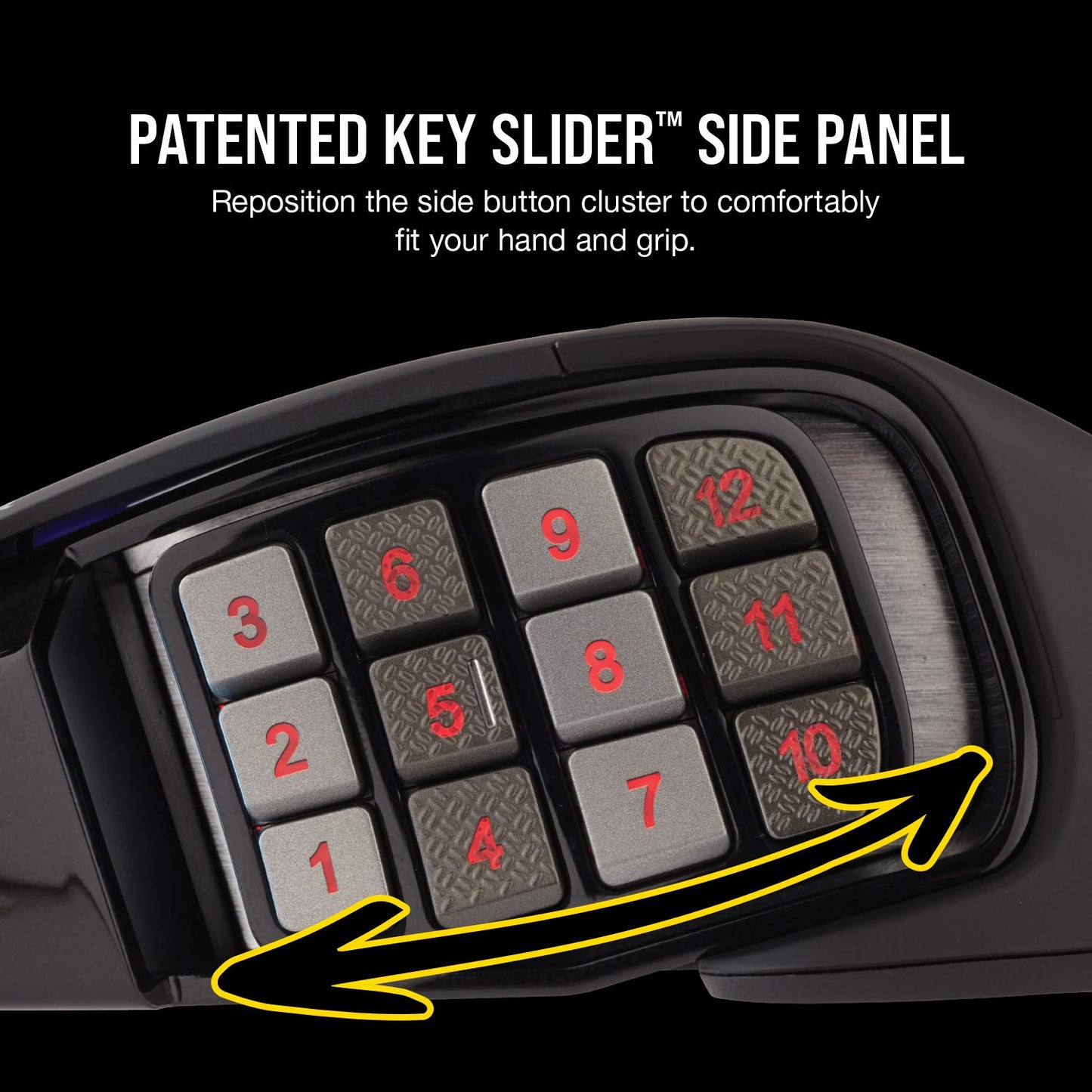 Corsair Scimitar RGB Elite Gaming Mouse for MOBA, MMO - 18,000 DPI - 17 Progammable Buttons - iCUE Compatible - Black 🍁 All In One Marketplace Canada
