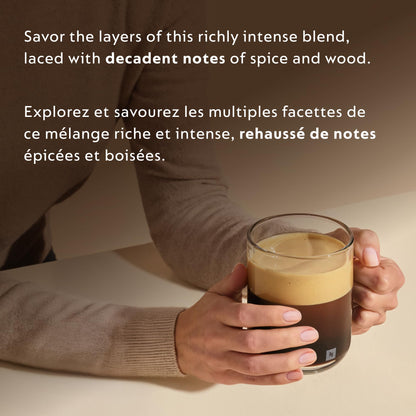 Nespresso Vertuo Stormio Coffee Pods, Dark Roast, Intensity 8, 60 Pods