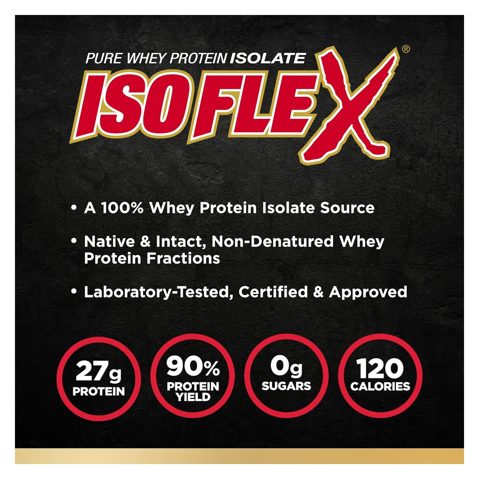 ALLMAX ISOFLEX 100% Ultra-Pure Whey Protein Isolate Powder - Chocolate - 2 lb