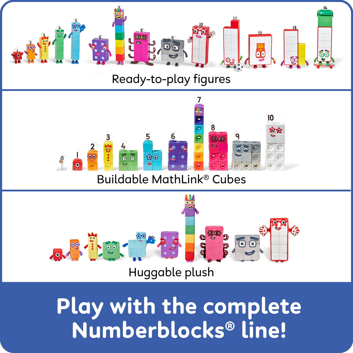 hand2mind Numberblocks Friends Seventeen and Eighteen Pack
