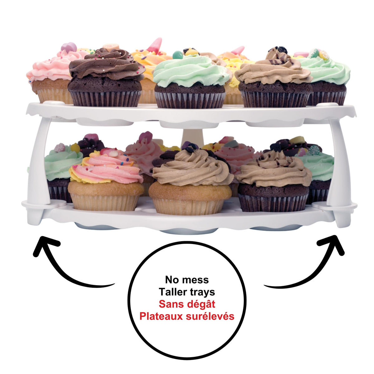 Starfrit Collapsible Cupcake & Cake Carrier, Holds 24 Cupcakes 🍁 All In One Marketplace Canada