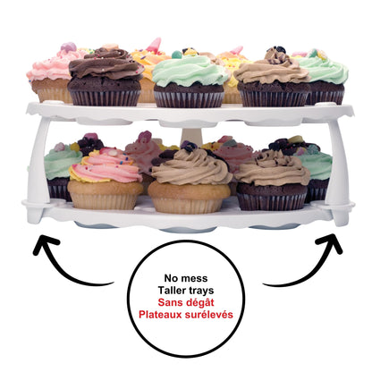 Starfrit Collapsible Cupcake & Cake Carrier, Holds 24 Cupcakes 🍁 All In One Marketplace Canada