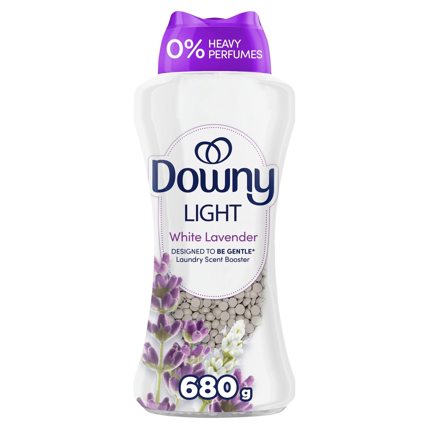 Downy Light Laundry Scent Booster Beads for Washer, White Lavender, with No Heavy Perfumes, 680 g - Available at All In One Marketplace Canada