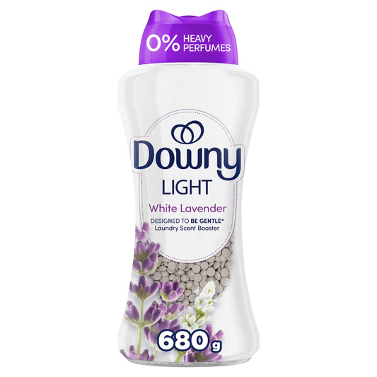 Downy Light Laundry Scent Booster Beads for Washer, White Lavender, with No Heavy Perfumes, 680 g - Available at All In One Marketplace Canada