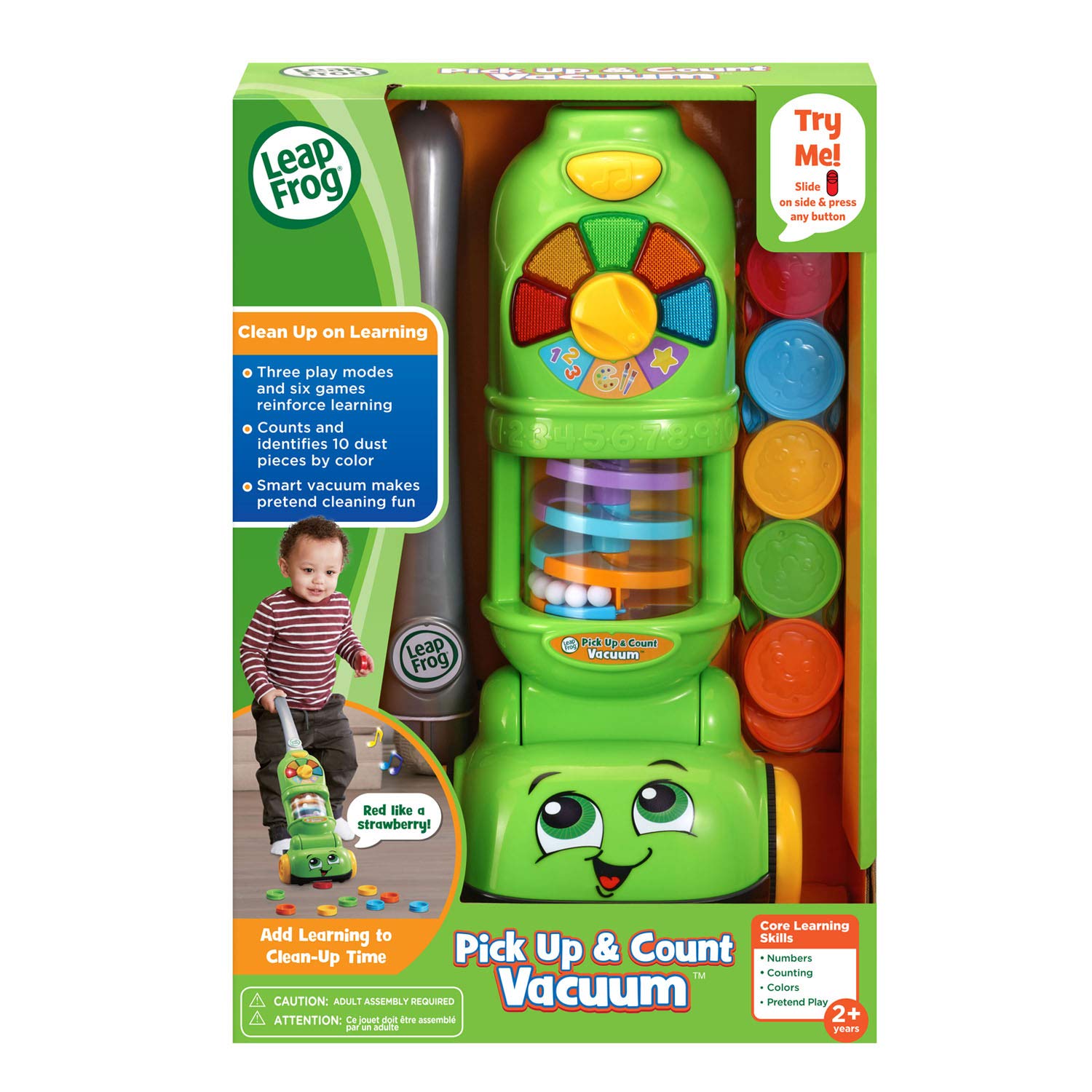 LeapFrog Pick Up and Count Vacuum, Green LeapFrog