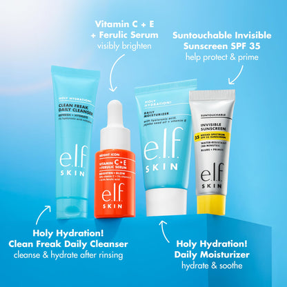 e.l.f. SKIN Wake the e.l.f. Up Skincare Kit e.l.f.