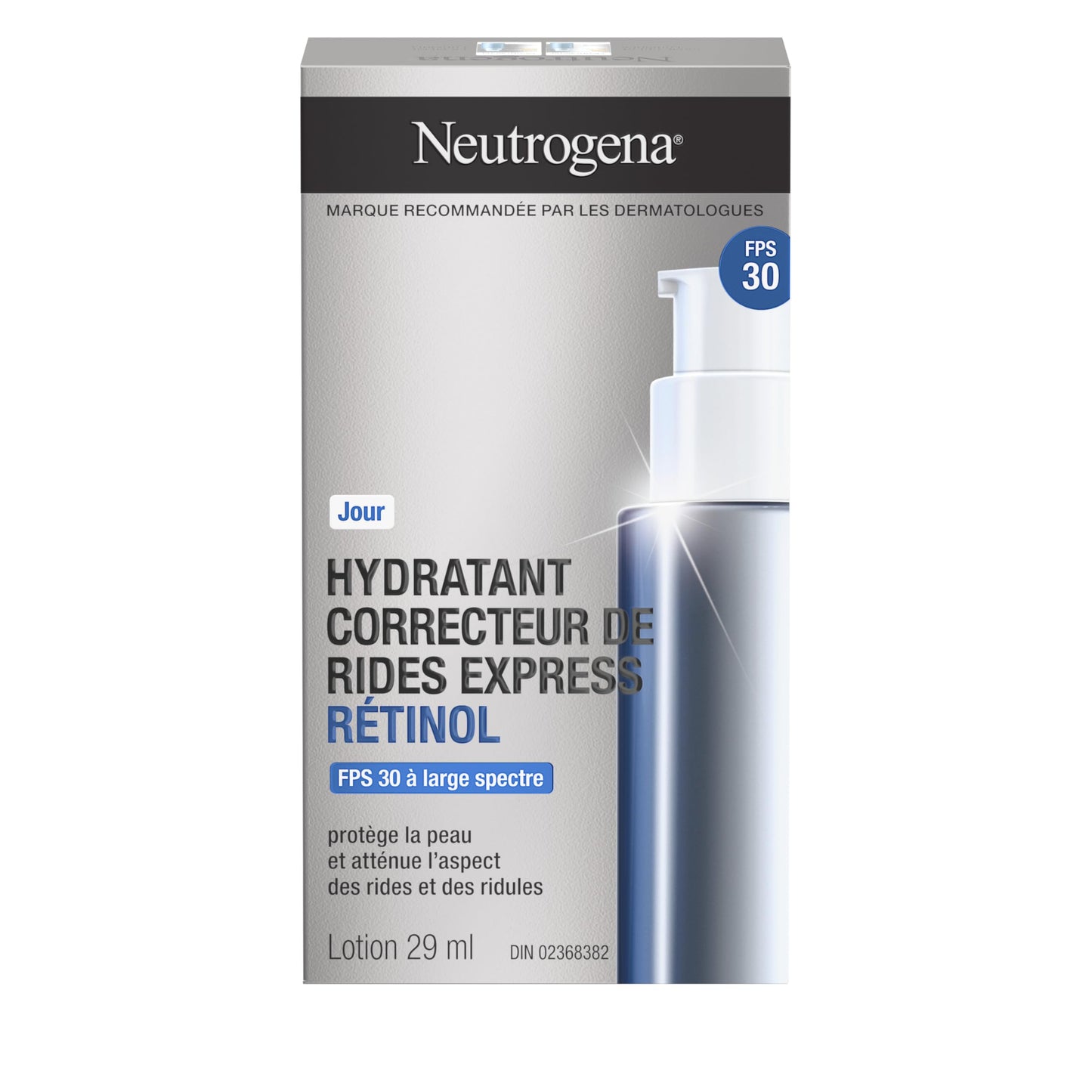 Neutrogena Rapid Wrinkle Repair Moisturizer - Retinol, SPF 30, Glucose, Fine Line Facial Care, Skin Tone, Skin Texture - 29mL 🍁 All In One Marketplace Canada