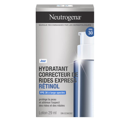 Neutrogena Rapid Wrinkle Repair Moisturizer - Retinol, SPF 30, Glucose, Fine Line Facial Care, Skin Tone, Skin Texture - 29mL 🍁 All In One Marketplace Canada