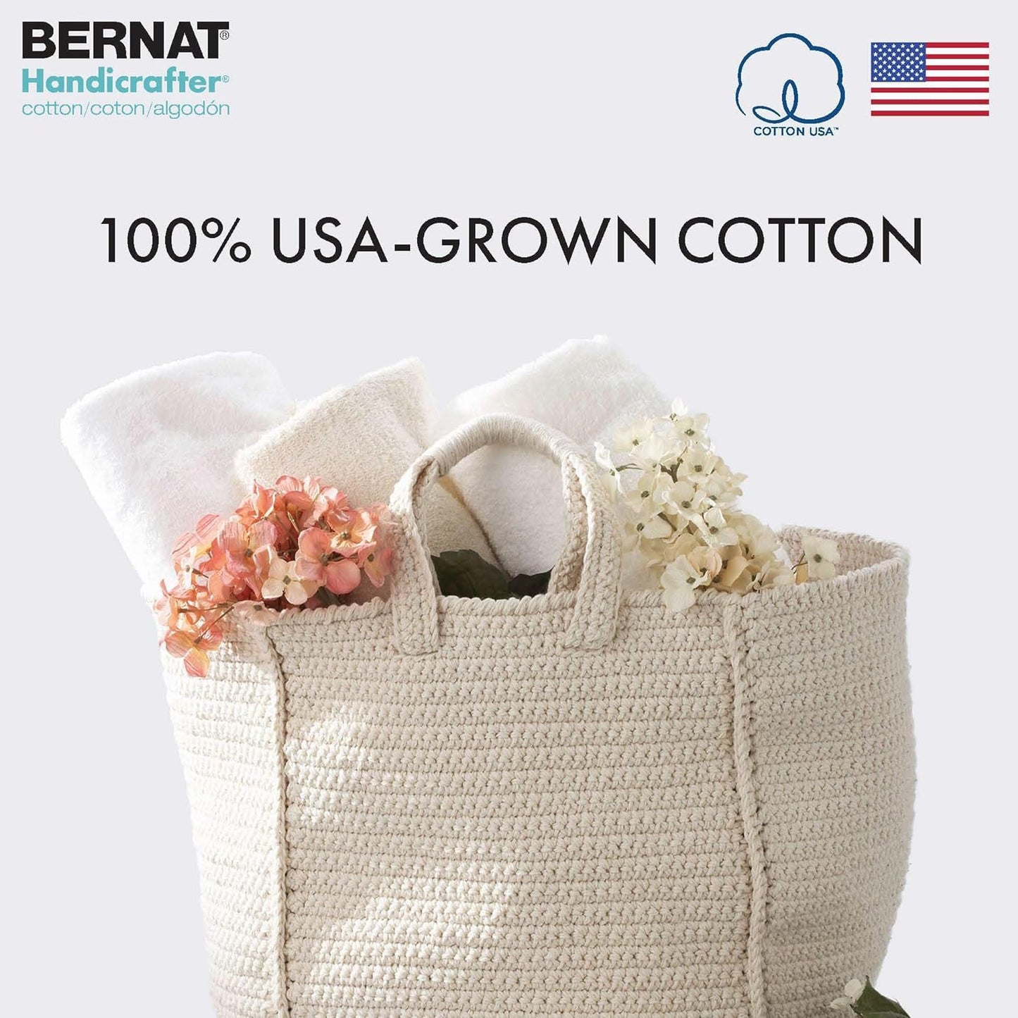 Bernat Softee Cotton Cotton Yarn - 3 Pack of 120g/4.25oz - Nylon - 3 DK (Light) - 254 Yards - Knitting/Crochet Bernat