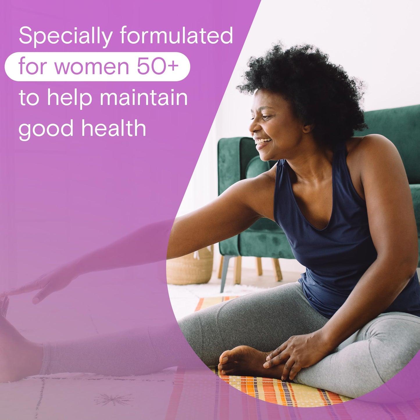 One A Day Women 50 Plus Multivitamin Gummies- Advanced Multivitamin Gummy with Brain Function & Immunity Support, Formulated with Vitamins & Minerals for Women 50+, 130 Gummies - Available at All In One Marketplace Canada