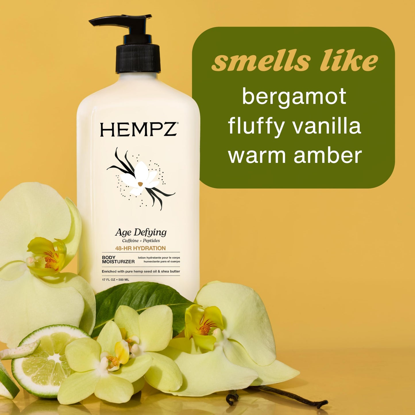 Hempz Age Defying Body Moisturizer, Hydrating Lotion, 17oz - Available at All In One Marketplace Canada