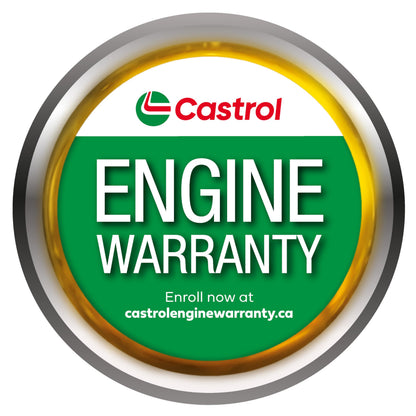 Castrol Edge Extended Performance 0W-20 Advanced Full Synthetic Motor Oil, 5 Litres - Made in Canada Castrol