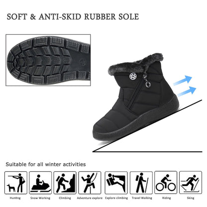 Snow Boots for Women Winter Boots Waterproof, Black A, 8US=40EU 🍁 All In One Marketplace Canada