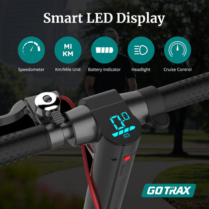Gotrax Electric Scooter for Adults, 8.5" Tire, Max 15Km Range, 25Km/h Speed Gotrax
