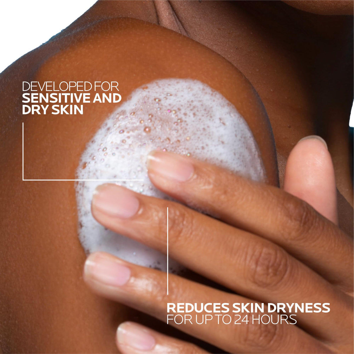 La Roche-Posay Body Wash Refill, Lipikar Surgras Body Soap, Moisturizing Anti-Dryness Shower Cream for Dry Skin with Niacinamide, Paraben-Free, Suitable for Children & Adults, Refillable Format, 400ML