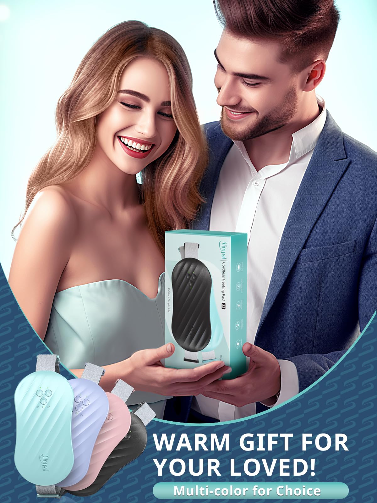 Slimpal Portable Heating Pad, Electric Menstrual Heat Pad for Period Cramp 🍁 All In One Marketplace Canada
